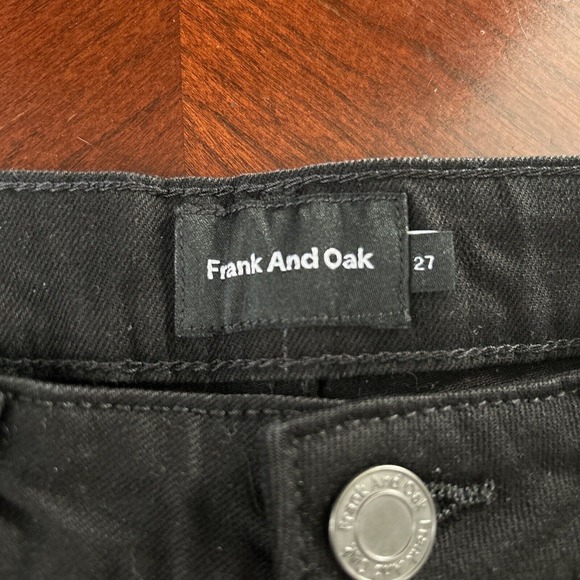 Frank and Oak The Debbie High Rise Skinny Jean Black Size 27 (30x29) NWT - Picture 3 of 10